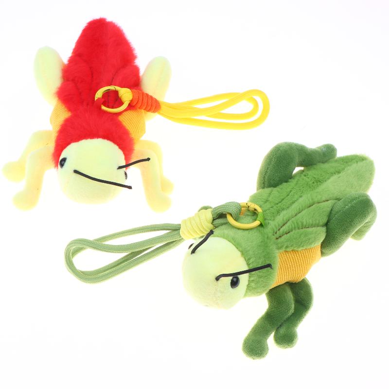 Funny Mosquito Plush Keychain Bag Pendant Weird Stuffed Animal Toy for Schoolbag Decor Multi-use Accessory