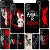 Angel Wings Devil Bad Phnoe Case for Xiaomi Poco X5 X6 X7 Pro X4 Gt F7 Ultra M8 M7 Redmi 15C 15 13C 13 12C 12 Unique Cover Coque
