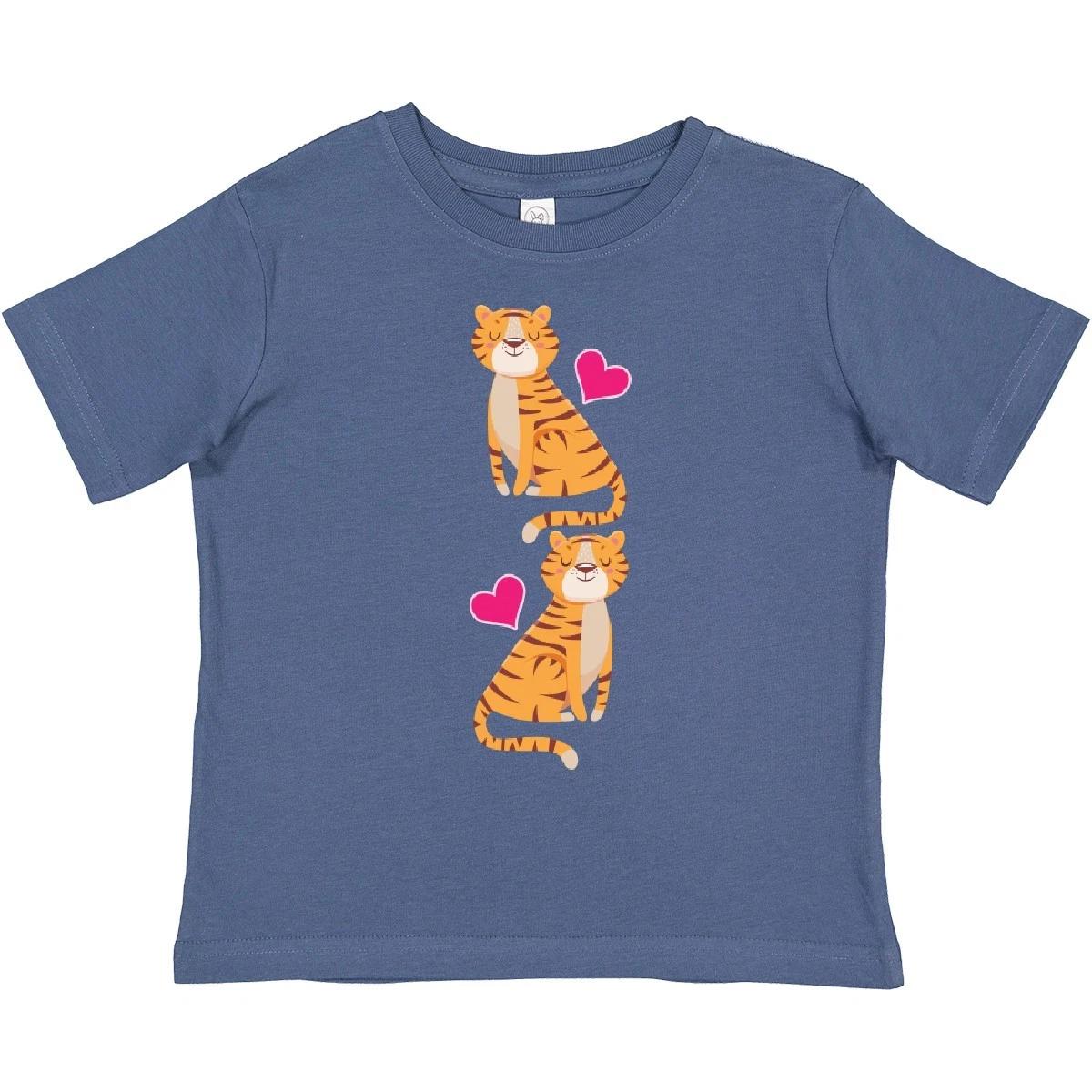 Inktastic Tiger Jungle Animal Toddler kids boys T-Shirt Zoo Cute Clothing Child Kid 150