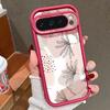Line Plant Leaf Print Case For Google Pixel 10 Pro XL 9 8 7 Pro Shockproof Bumper Soft Silicone Phone Back Cover For Google 9A 8A 7A