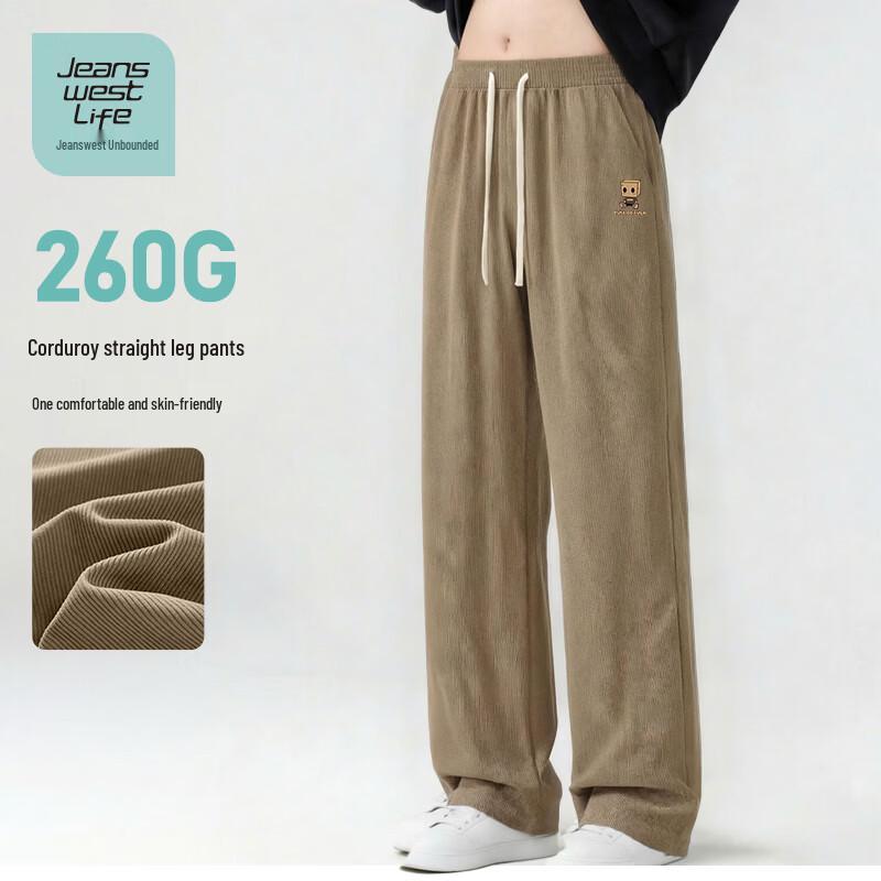 Мужские вельветовые брюки прямого кроя Jeanswest 5XL