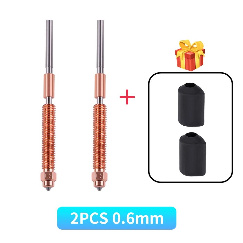 For Creality K2 K2Pro Hotend Kit Ceramic Heating Block Kit 0.4mm All-metal Integrated Quick Swap Nozzle 350°C For Creality K2Pro