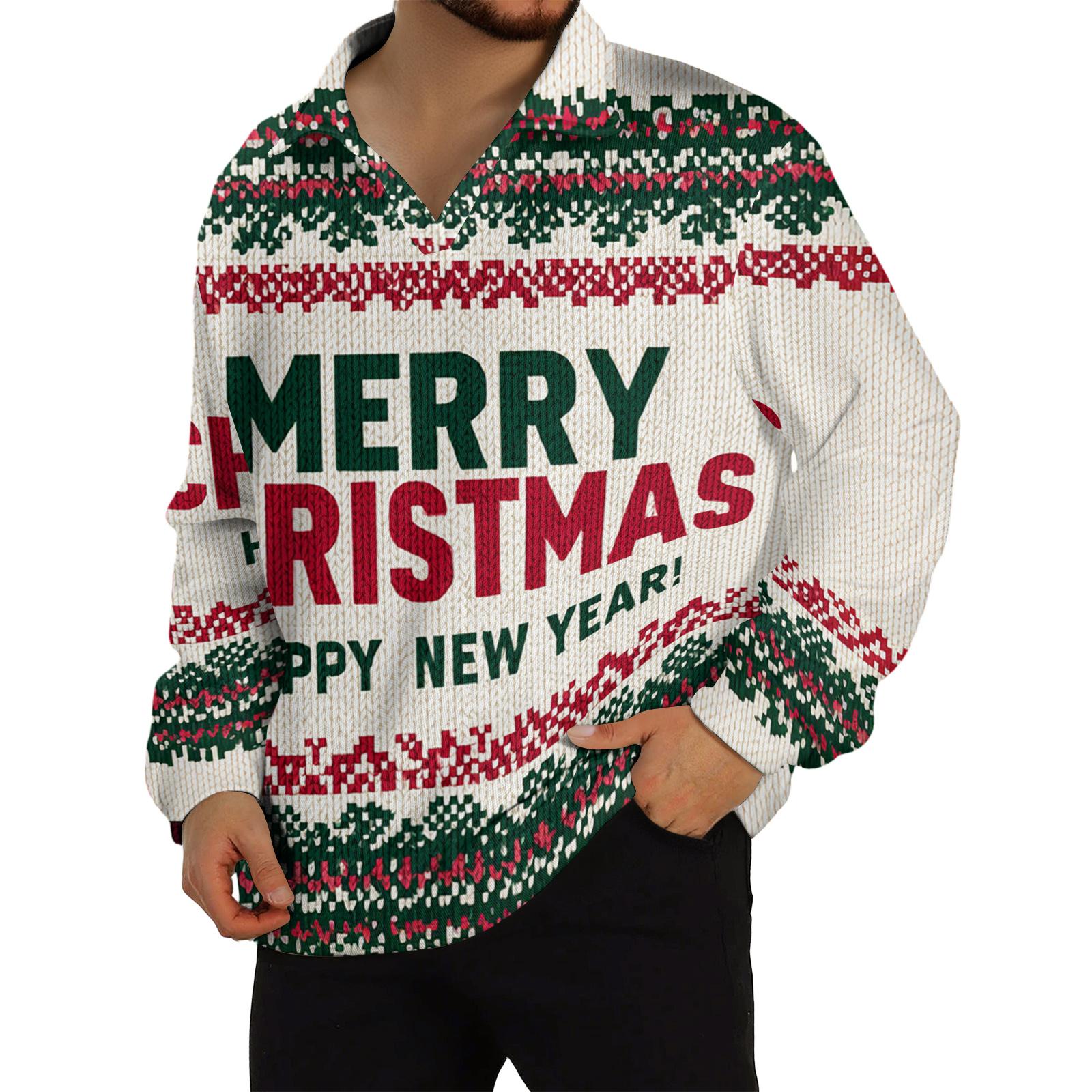 

Мужской повседневный трикотажный базовый топ с длинным рукавом и воротником XL белый