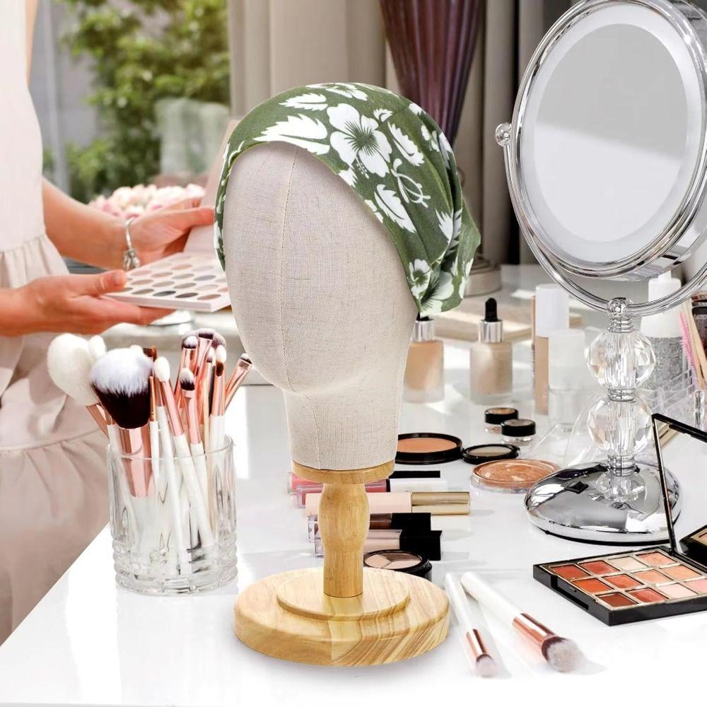 Portable Wig Head Holders Detachable Cap Hat Display Rack Model Head Model  Home Use