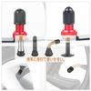 Resin Air Valve Caps for Bicycles, Cars, Motorcycles, Trucks, Black Tire Valve Caps with