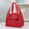 Multifunctional Shower Cosmetic Bag Clear Travel Wash Bag Zipper Mesh Beach Bag  Swimming