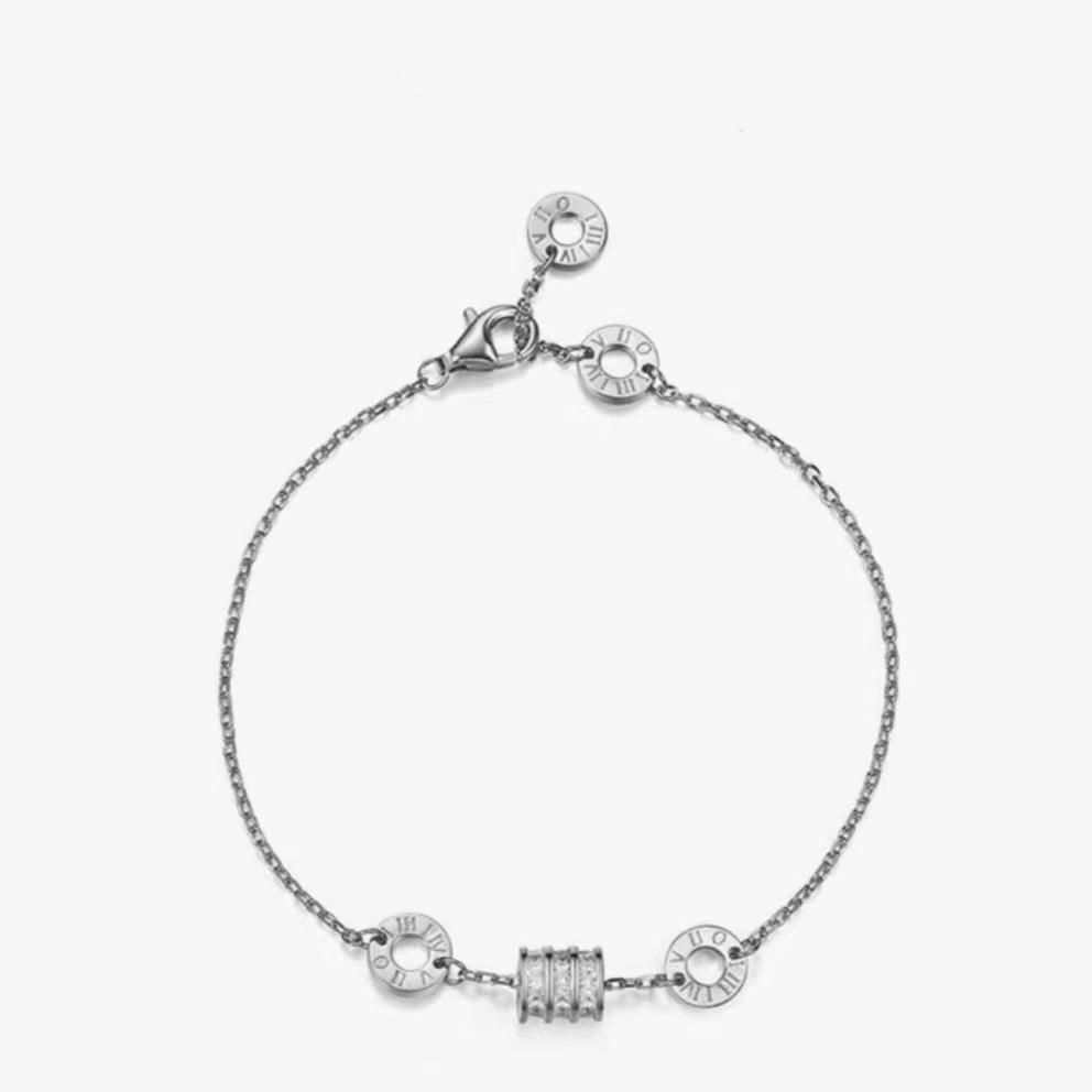 Logo Embossed Wisteria Bracelet - "Love At First Sight" Simple Charm