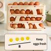 4 Lagen Automatischer Rollender Eierhalter Ständer Küche Kühlschrank Eierspender Kühlschrank Eieraufbewahrungsbox Küchenaufbewahrungsbehälter
