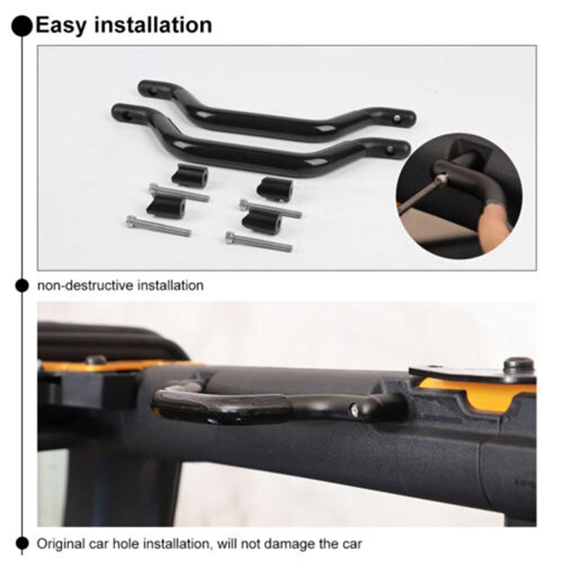 A28G-Roll Bar Grab Handle Top Roof Handrail For Ford Bronco    2/4-Door Car Interior Accessories