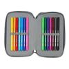Real Madrid pencil case with equipment double filled pencil case 28 pcs 412524854 multicolor