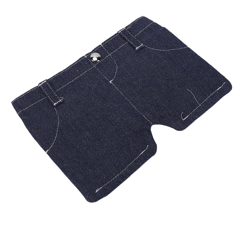 Mini Jeans Wallet Funny Portable Folding Card Holder Pocket Pants Jeans Wallet with Card Slots for Keys Cash