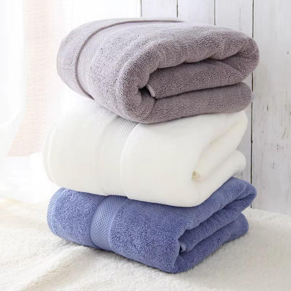 Absorbent Bath Towel Thickened Adults Serviette Towel Face Towel Beach Towel  Hotel