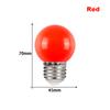 10 stk LED-pære E27 LED-lampe 3W 1W AC 220V Lyspære Kald Varm Hvit Mer Farge Lampada LED Spotlys Bombilla Hjemmedekor Liten Lyspære