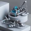 Huge Size 1560PCS Navy War Ship Army Ship Model Warship 6 In 1 Multi-Shape Combination Building Blocks Toys For Kids