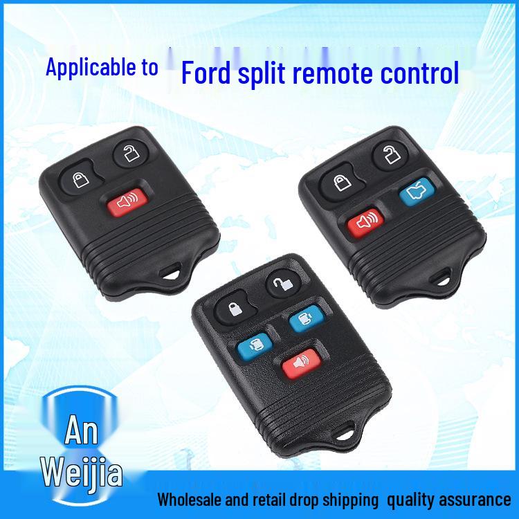 Compatible ASK 315 MHz Replacement Key for Ford Split Remote: 3, 4, 5-Button Options