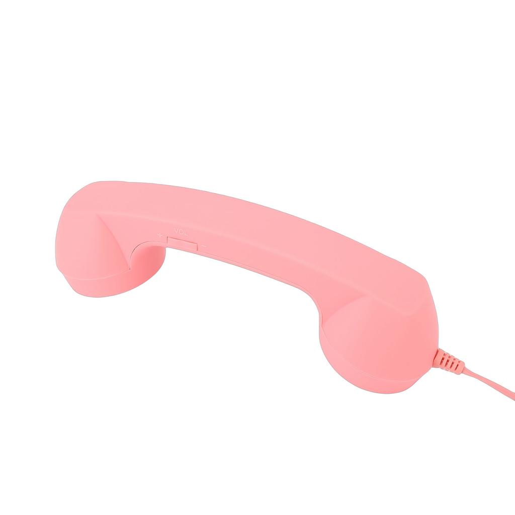 Retro Phone Handset Type C Vintage Wired Plug In Handheld Cell Phone Receiver with Microphone for Video Conference