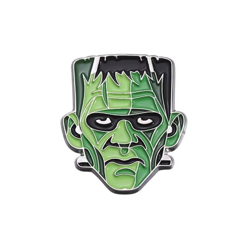 Halloween Horror Enamel Pins Scary Movies Figure Thrilling Terror Mask Brooch Lapel Brooches Jewelry Souvenir Gifts For Friends