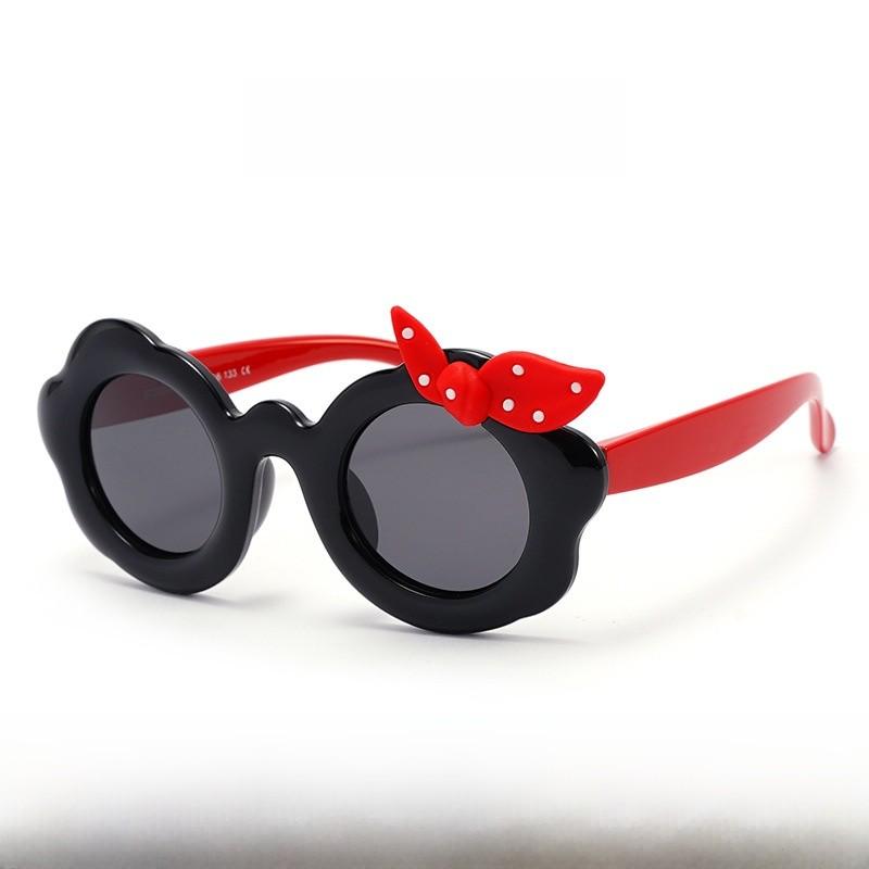 

Childrens Butterfly Shape Sunglasses With Polarized Tac Lenses For Uv400 Sun Protection Black