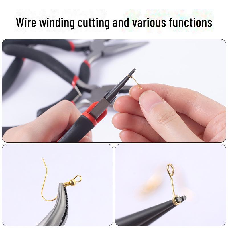 DIY Jewelry Needle-Nose Pliers: Handmade Accessory Tool for Bracelets, Necklaces, and Pearl Stringing.
