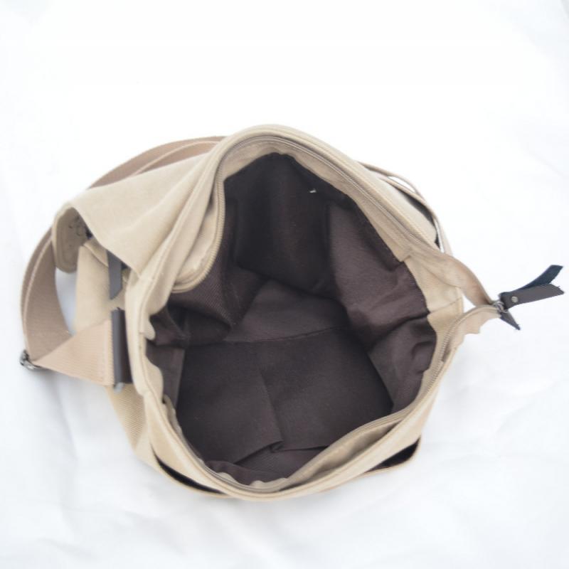 Bolso Cruzado de Hombro de Lona Totoro Personaje de Anime Cosplay Gris 26x33x7cm