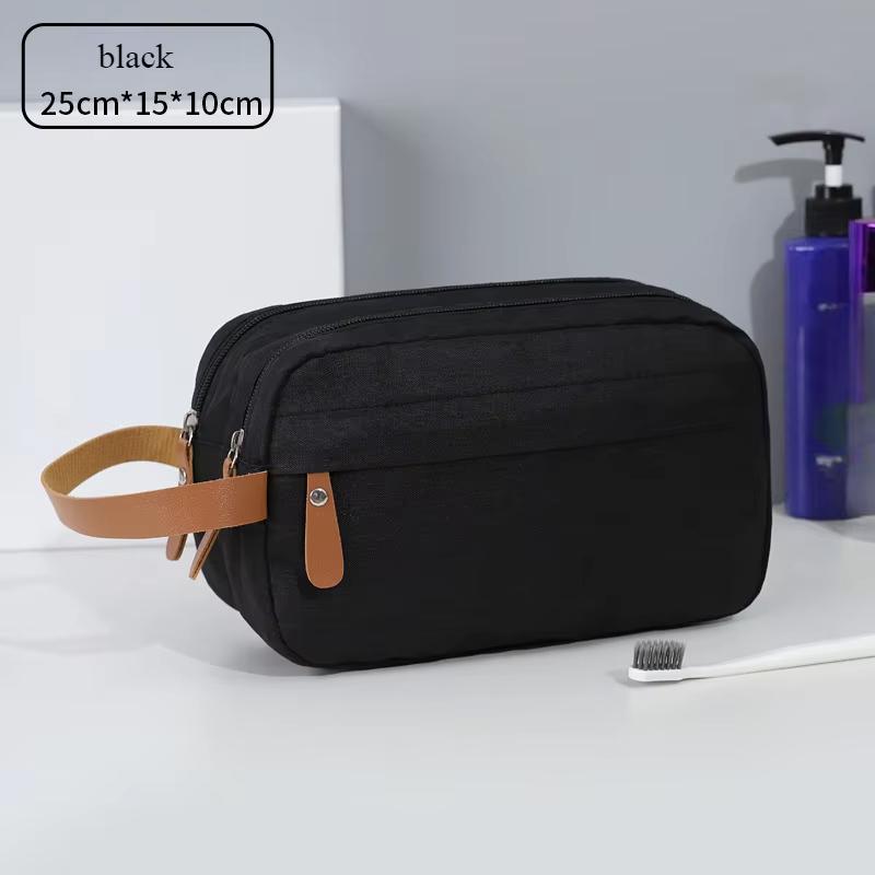 Large Capacity Portable Makeup Bag Cationic Travel Storage Bag Divided Toiletry Bag Handheld Storage Solution