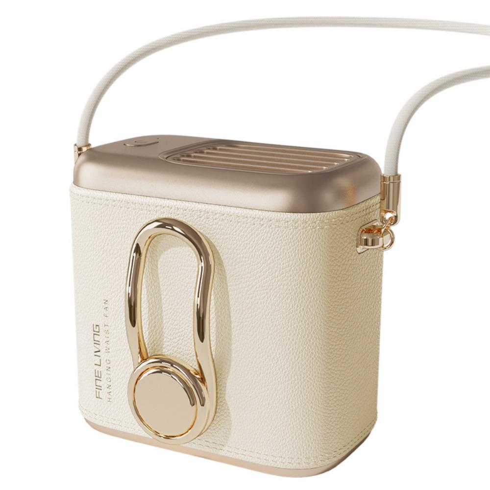 

New Mini Bladeless Fan 3 Speed Settings Portable Whirlwind Fan Silent Lightweight Electric Fan Office бежевый