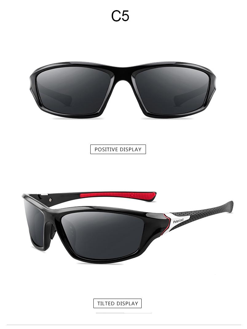 

«D120 Мужские поляризованные спортивные солнцезащитные очки ночного видения для езды на велосипеде и рыбалки»