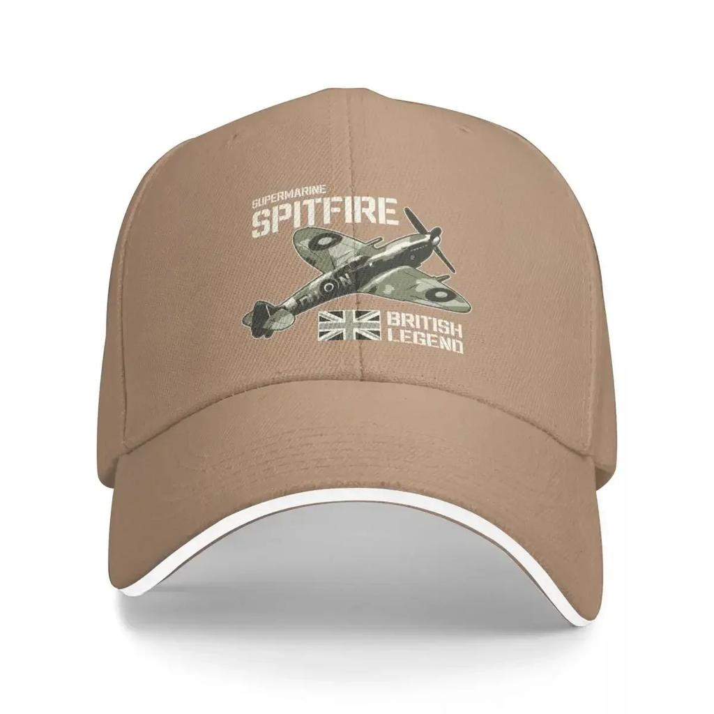 Samolot myśliwski Samolot RAF Samolot z II wojny światowej Brytyjska legenda Spitfire Czapka bejsbolówka Unisex Czapka z daszkiem Daszek Przeciwsłoneczny Kapelusz outdoorowy