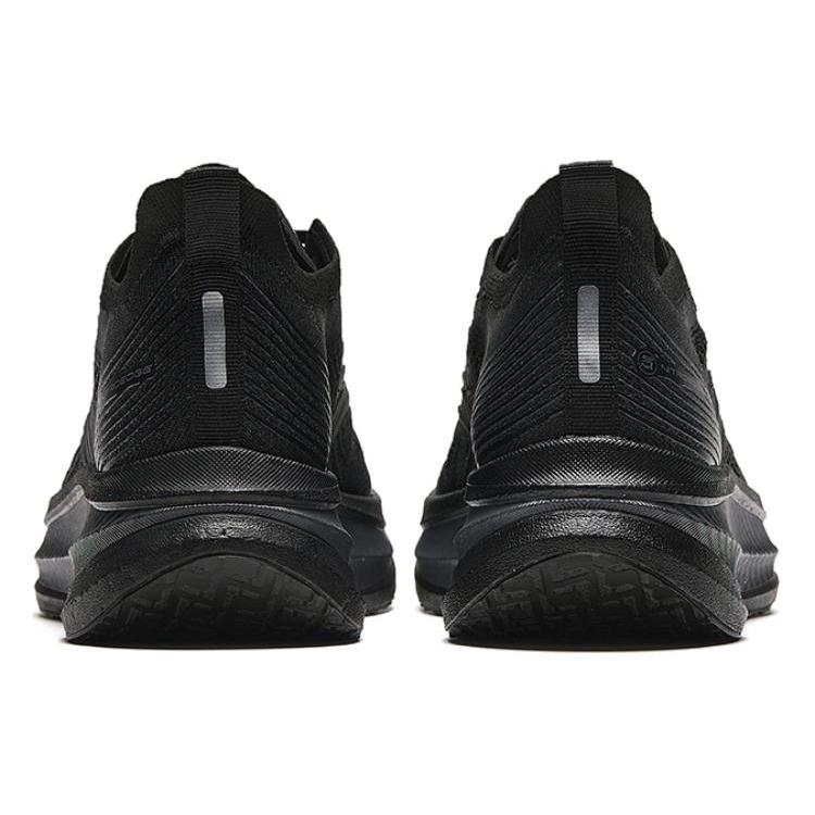 New Anta Cushioning Anti Slip Wear Resistant Breathability Low Top Full Length Carbon Plate Running Shoes Men's Black 912425588-3