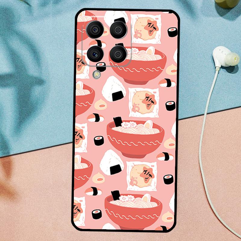 Sushi Maki Rice Kitchen Food Cute For Samsung Galaxy M21 M31 M11 M13 M33 M53 M16 M06 M12 M14 M15 M35 M55 M34 M54 M32 M52 Case
