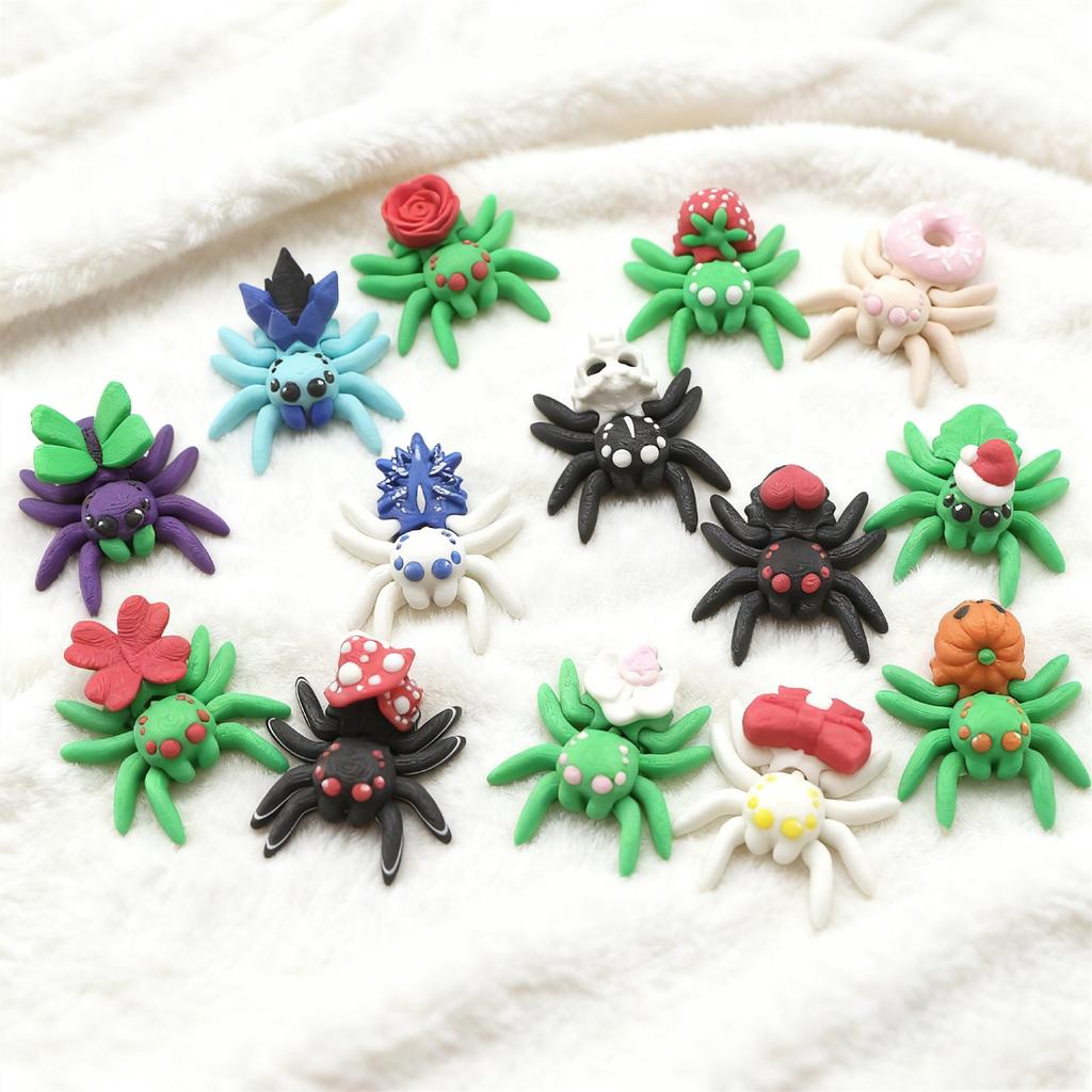 Toy Set 3D Printed Realistic with 7 Eggs and 7 Random Small for Party Favors