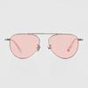 Tinted Sunglasses Fashion Item_ROW_Silver Pink Tint