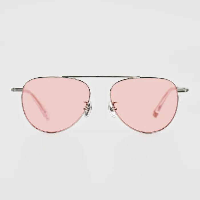 Tinted Sunglasses Fashion Item_ROW_Silver Pink Tint