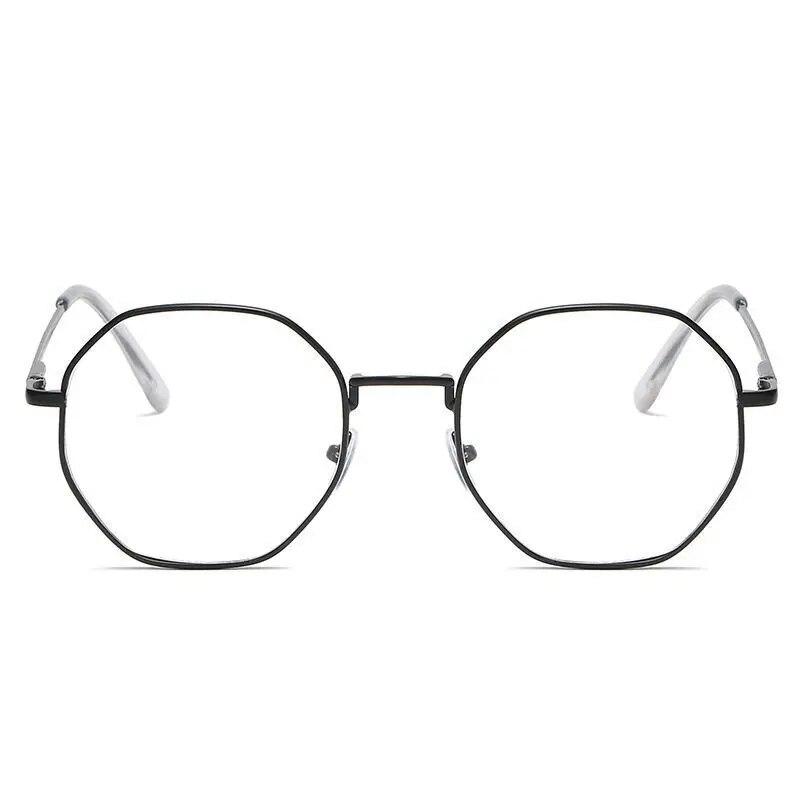 Fashion Polygonal Finished Myopia Glasses For Men And Women Anti Blue Light Diopter 0 -1.0 -2.0 -3.0 -3.5 -4.0