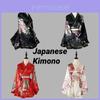 Women's Elegant Floral Kimono Robe Traditional Style Cosplay Anime Photo Shoot Sleepwear" Characters)