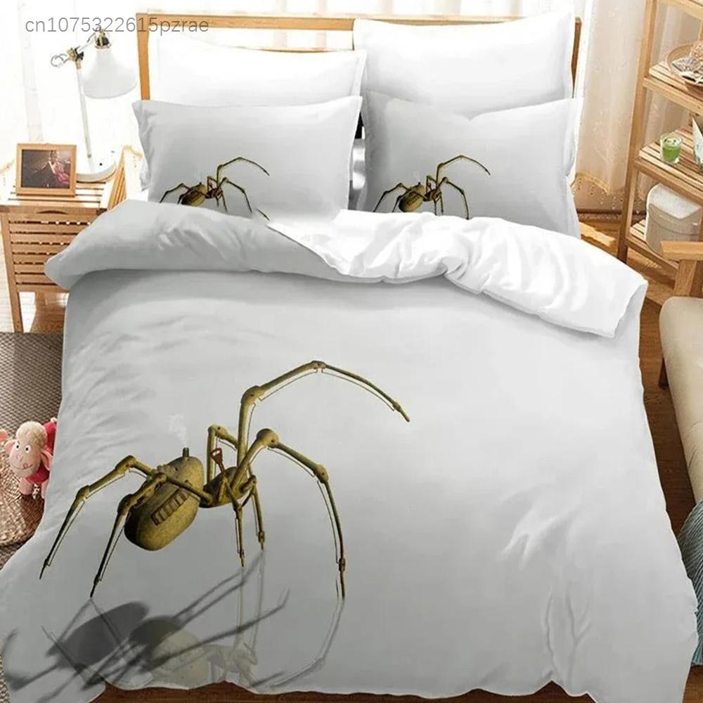New Sci Fi Robot Anime Bedspread Single Twin Full Queen King Size Bed Cover For Adults Boys Bedroom Quilt Cover Pillowcase