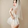 Funny Lingerie Bridal Headdress Pengpeng Princess Dress Embroidery Sexy Sleeping Dress Set Cute Girl Uniform