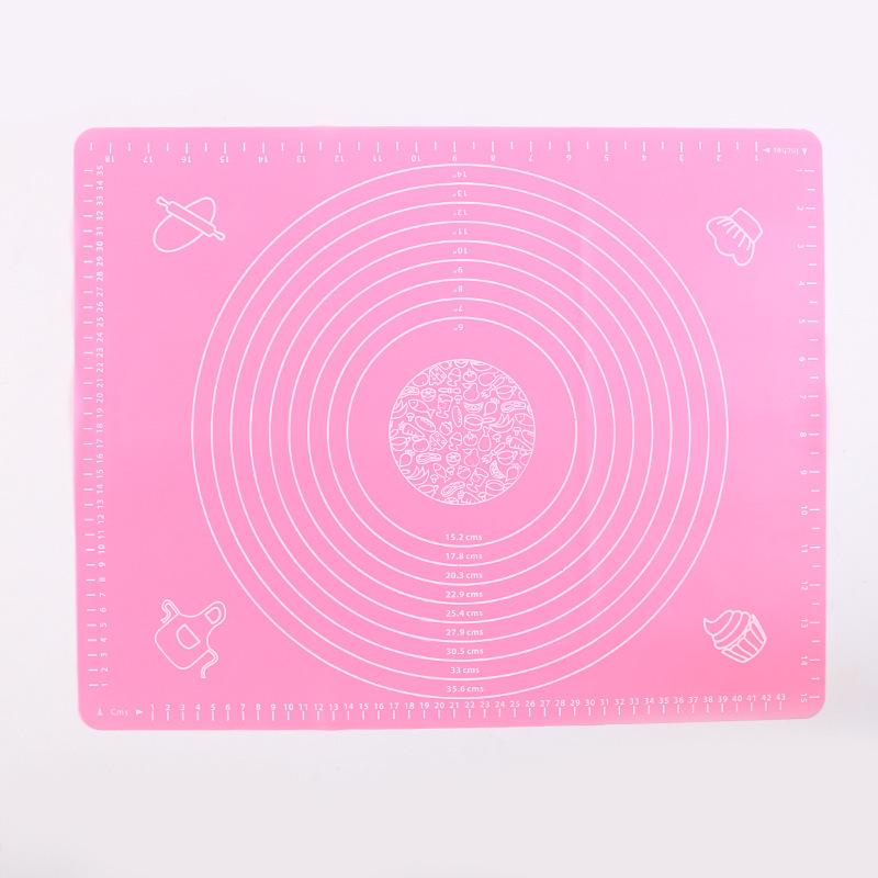 Silicone Kneading & Baking Mat - Heat-Resistant, Thick, Ideal for Dough, Noodles & Cutting