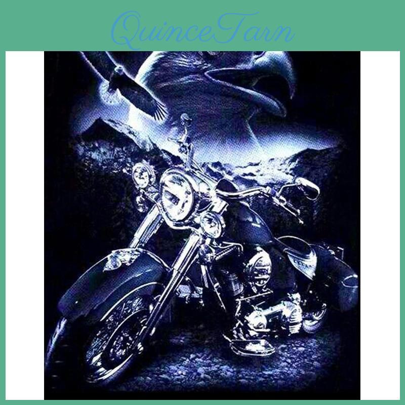 Diamond Full 5d Diy Painting Black Motorcycle Diamond Embroidery Full Lay Anime Cross Stitch Kits Home Decor Handmade Gift