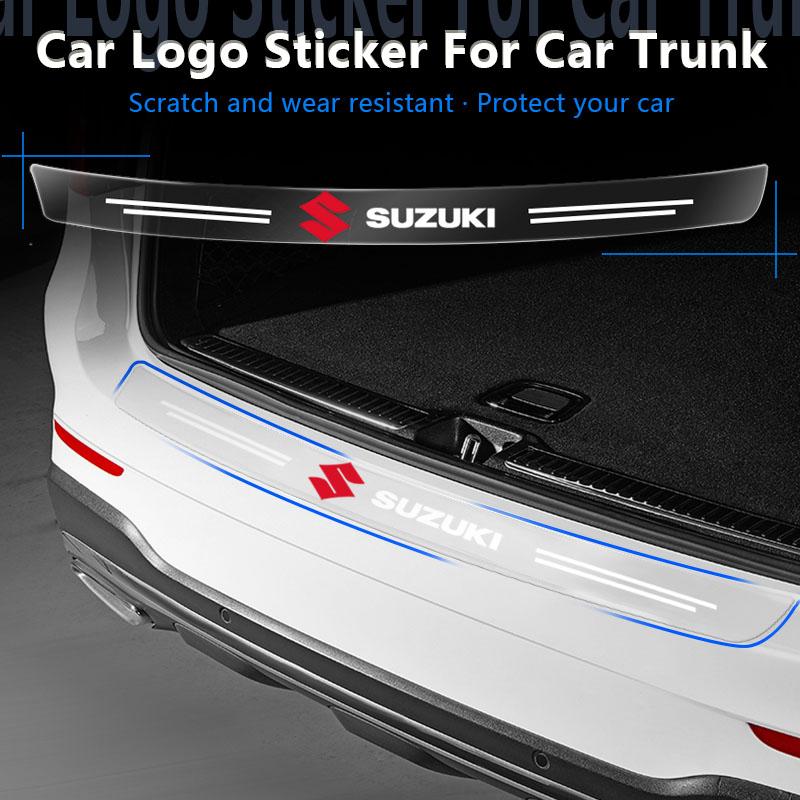 HECQ4 Car 3D Sticker Car Trunk Badge Protective Accessories For Suzuki S-Cross Swift SX4 Vitara Jimny Lgnis Alto Kaiser Ingnis DZire