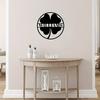 Custom Personalized Shamrock Family Name Metal Wall Art Durable Iron Sign Indoor Outdoor Vintage Decor