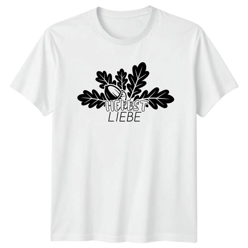 Stylish Herbst Liebe TShirt Autumn Nature Autumn Gift For Him And Her S