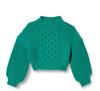 Snidel Cable Knit Top SWNT185066 Japan Size F Women's Green, (Free Size)