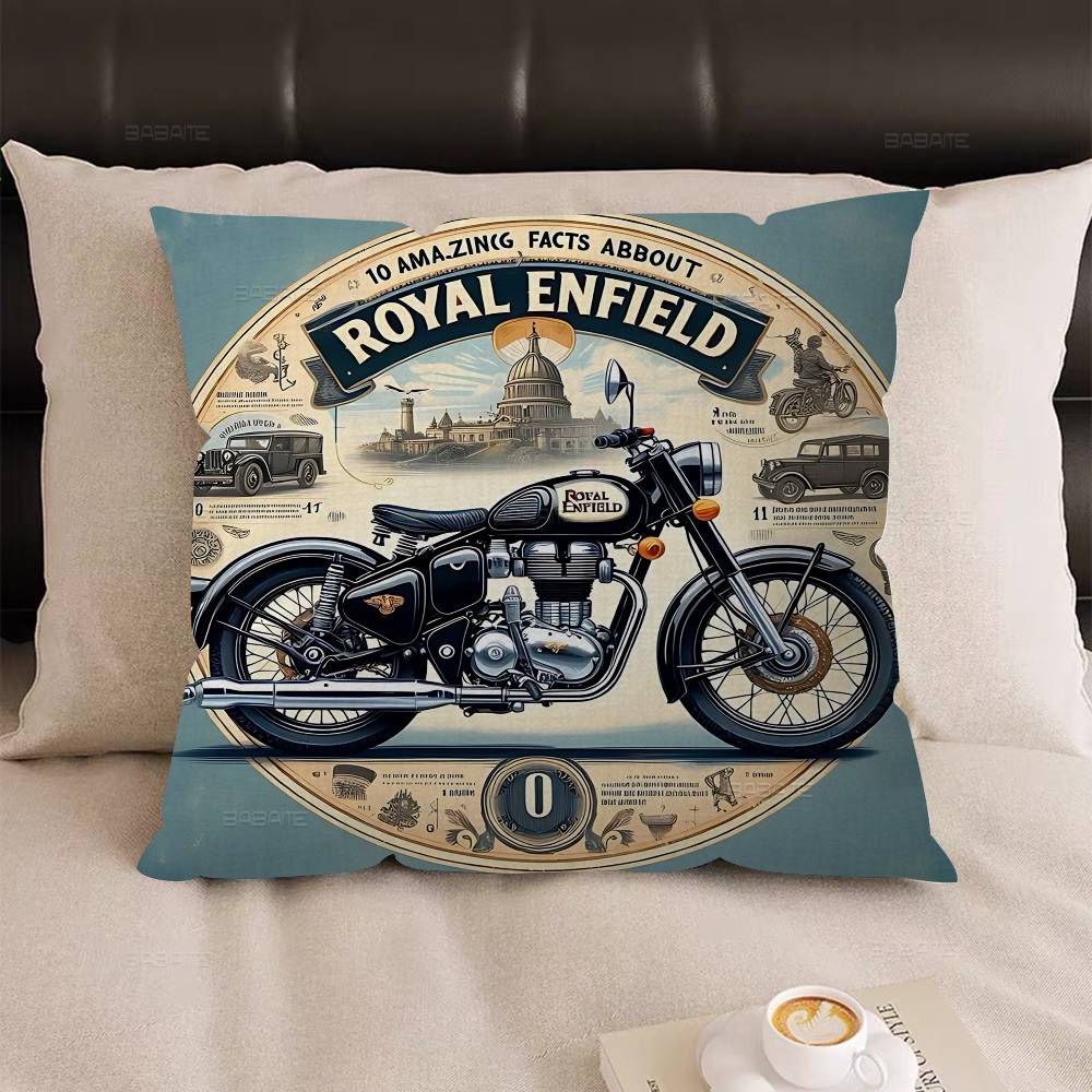 R-ROYALS E-ENFIELDS Cushion Cover Decorative Pillow Sofa Home Decor Case Pillow Cases