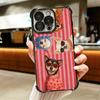 Chihuahua Puppy Teacup Dog Plating Phone Case For Iphone 16 17 Pro Max Air 16E 14 15 Plus 12 13 Mini Anti-Fall Airabag Cover