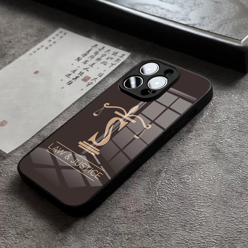 

Law Judge Justice Lawyer Phone Case For IPhone 17 Pro Max 14 Pro 15 12 11 13 Mini X XR XS 16 Plus SE Glass Cover iPhone16Pro