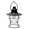 Camping Light Dimmable Multi Modes Retro Portable Tent Lantern Lamp for Fishing Hiking Garden Yard Classic Black