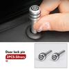 4pcs Car Truck Aluminum Door Lock Knob Pull Pins Auto For Volkswagen VW Passat Golf 4 5 6 Tiguan Polo Scirocco Jetta CCOJ1