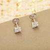 Musla Designer Vintage Earrings for Women Luxury Jewelry Fashion Diamonds Eardrop Pure 925 Sliver Lady Party Stud Earrings