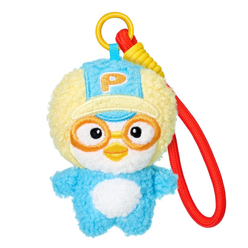 [pororomall] Pororo Soft Plush Keyring - Fluffy Pororo Edition